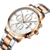 Relógios de pulso elegante moda minimalista com banda de aço dial relógio de quartzo masculino presente prata elegante homem atmosfera