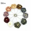 BoyuTe 10 peças alfinetes de flor de lapela masculinos inteiros 17 cores moda broche de casamento alfinetes joias enfeite de natal289o