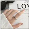 Man Women Couple Rings Designer Ring With Letters Silver And Gold Jewelry Stainless292u