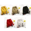 Sacs à provisions toile cordon sac à dos école sac de sport sac de rangement sac à dos pochette pour le dos