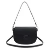 30% OFF Designer bag Spring New Women's Fashionable Versatile Saddle French Small Stand One Shoulder Solid Color Simple Crossbody Bag