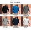 Men's T Shirts Shirt Tops Shrink Resistant Blue Skin-Friendly Casual Slim Fit Collared Solid Contrast Color Sportsman