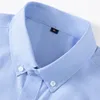 Chemises habillées pour hommes Chemise à revers de couleur unie décontractée pour hommes Boutonné à manches longues Blouse Baggy Tops Parfait pour un usage quotidien ou en vacances