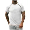 T-shirts pour hommes personnalisés votre propre conception T-shirt impression personnalisée Po Logo bricolage vêtements mâle contraste Patchwork