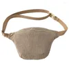 Waist Bags 10PCS Custom Corduroy Belt Bag Cute Fanny Packs Pack Fashion Daypacks For Daily Use Travel Hiking Outdoor