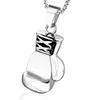 Pendant Necklaces Stainless Steel Lovers Mini Boxing Glove Charm Fitness Gym Workout Men Jewelry Boyfriend NecklaceGifts