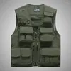 Men's Vests Spring And Autumn Zipper Multi-pocket Goods V-neck Vest Outdoor Multi-color Leisure Sports Mountaineering Coat
