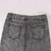 Chude 2023 Modne spodnie w talii dziewczęta streetwearne dżinsowe spodnie Mommy's Strech Jeans dla kobiet