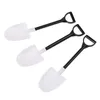 Spoons 50Pc/Pack Plastic Disposable Mini Shovel Spoon Potted Ice Cream Cake For Kids Dessert Tea Coffee Party Supplies