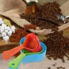 Outils de mesure 4 cuillères en forme de cœur pour la cuisson des aliments pour chiens, café, cuisson Asb