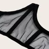 Gürtel Frauen Mesh Taille Gürtel Vintage Elegante Breite Unter Büste Korsett Seil Dekorative Fishbone Mit Einstellbar T8NB