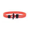 Braccialetti a maglie Minimalista Uomo Bracciale in corda Doppio strato Sopravvivenza Braclet Homme Accessori Regalo per fidanzato Fibbia magnetica Per tutti gli usi