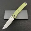 Bailout 537 Green Nylon wave fibre Handle Pocket Knife Folding Camping Hunting Tactical EDC Knives