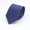 Fliege LYL 7 cm blau gestreift elegante Herren-Krawatte Ascot-Krawatte Anzugszubehör Hochzeitsgeschenke Gastdruck Slim