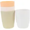 Gobelets 4 pièces tasse d'eau réutilisable cuisine brossage tasses en plastique brosse à dents tasses de bureau porte-dentifrice PP