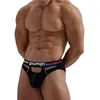 Cuecas masculinas sexy briefs jockstrap modal respirável cintura baixa t-back tanga magro ajuste hip levantamento gay homem esportes triângulo roupa interior