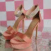 Sandals SHOFOO Shoes Fashionable Women's Sandals. Summer Shoes. Platform High-heeled About 15 Cm Heel Height Lady