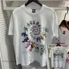 Hellstar T-shirt Mens och Womens Designer Kort ärm modevarumärke Tee High Street Letter Printing Hip Hop T-shirts 976