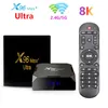 Authentique X96 Max Plus Ultra Smart TV Box Android 11 Amlogic S905X4 4 Go 32 Go 64 Go AV1 8K Wifi BT4.1 X96Max Plus 8K Lecteur multimédia Décodeur 3D