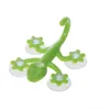 Crochets Gecko puissant en plastique quatre ventouses crochet mur cintre décoration salle de bain