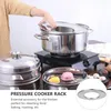 Double Boilers Set Steamer Ring Circle Tray Canner Canning Racks Stainless Steel Steaming Tool Basket