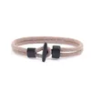 Braccialetti a maglie Minimalista Uomo Bracciale in corda Doppio strato Sopravvivenza Braclet Homme Accessori Regalo per fidanzato Fibbia magnetica Per tutti gli usi