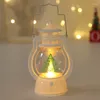 Table Lamps Christmas Decorations Carrying Small Lantern Scene Atmosphere Layout Xmas Ornaments Snowman Santa Claus Tree
