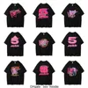 555 Designer Men's T-shirts Hip Hop Kanyes Style Sp5der T Shirt Spider Jumper European And American Young Singers Short Sleeve Tshirts Fashion Sport J6R9