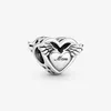 100% 925 Sterling Silver Angel Wings Mom Charm Fit Original European Charms Armband Fashion Jewelry Accessories229m