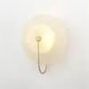 Lampy ścienne Belle Współczesne nordyckie lampki wewnętrzne okrągłe nocne lampa LED LED HOME DECORATION SYPIALNE