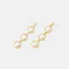 Pendientes colgantes estilo Corea temperamento perla borla joyería mujeres Stud