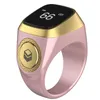 アクセサリー2022新しいIQIBLA SMART TASBIH TALLYカウンターイスラム教徒Zikr Ring Digital Tasbeeh 5祈りの時間振動リマインダー防水