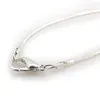 Pendant Necklaces Mixed Lot Natural Stone Egg Shape Silver Color Chain For Women 12pcs/lot