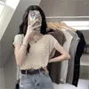 Women's Sweaters Sweater Vests Women V-neck Hollow Out Fashion Summer Thin Korean Style Loose All-match Female Casual Sleeveless Temperament