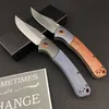 Couteau de poche à manche G10 Crooked River, couteaux pliants de chasse tactique de Camping EDC avec Clip de ceinture, 15080