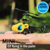 High quality 35channel color mini remote control helicopter anticollision and dropresistant drone children's toy 231229