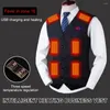 Hunting Jackets 16 Places Zones Thermal Electric Heating Clothing 3 Gears Heated Vest Women Men For Camping Hiking