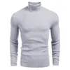 Maglioni da uomo 2023 Maglione dolcevita invernale Moda Fodera interna casual