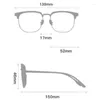 Okulary przeciwsłoneczne Unisex Square Polygon okulary dla mężczyzn kobiety metalowa rama zwyczajna
