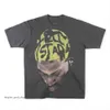 Hellstar Shirt Studios globe tee plus size men T-shirts ciężkie bawełniane topy Man Vintage Ogabrywa koszulka strejowa koszulka młodzieżowa AL1 726