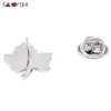 Spille Spille SAVOYSHI Spilla color argento Spille Abito maglione Colletto bavero Spilla in metallo Foglie Accessori276d