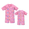 Set Nieuwe Kinderen Meisjes Jongens Badmode 2 Stuks Cartoon Vis Badpak Kinderen Zwemmen Hoed 6M5T Baby Badpak Swim Beach Wear pasgeboren