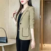 Damespakken Mode Vrouw Jasje Tops 2024 Lente Herfst Casual Jas Blazer Losse Professionele Casaco Feminino