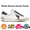 Neue Veröffentlichung Italien Marke Casual Damen Super Star Schuhe Golden Pailletten Classic White Goose Do-old Dirty Designer Man Sneakers