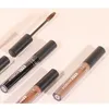 Makeup Liquid Eyebrow Tinting Cream Dual Head Eyebrow Brush Wild Natural Long Lasting Styling Waterproof Sweatproof Eyebrow Liquid