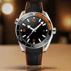 Designer Watches Men Watches High Quality Sea 600m AAA 43mm Orologio Uomo Sapphire Glass Rubber 2813 Automatisk mekanisk Jason007 Master Man With Box