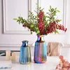 Вазы 1 шт. многоцветный керамический обеденный стол ваза для цветов свадебные растения контейнер украшение дома
