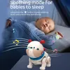 RC Robot Electronic Dog Touch Electric Pet Toy Intelligent Touch-Sense Music Song Toddler Learning Crawling Toy Christmas Gift 231229