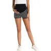 Gonne Pantaloncini premaman per le donne Estate elastico a vita alta Fitness corto con tasca Pantaloni incinte Abiti premaman casual C9233