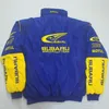 2024 Trend Yeni Stylemen's Ceketler Erkek Açık Hava F1 Yarış Takım Academy Style Sonbahar Kış Pamuk Gömlek Subaru Ceket Tam Nakış A083A084